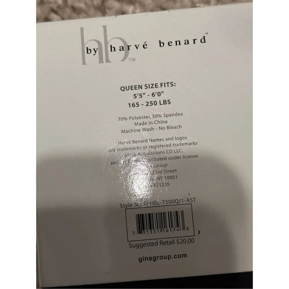 NEW WITH TAGS Harve Benard GRAY‎ Queen Size Fleece Footed Tights 165lbs-250lbs